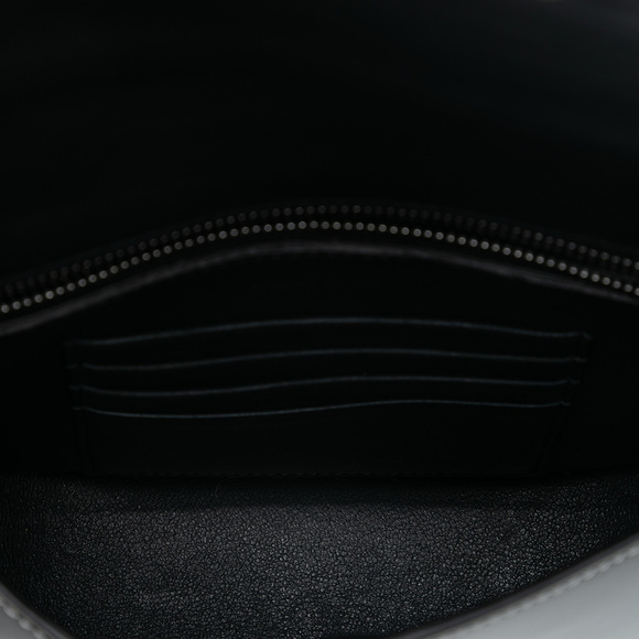 Pre-Loved Celine Small Bicolor Glazed Calfskin Trotteur Crossbody - Picture 4 of 7